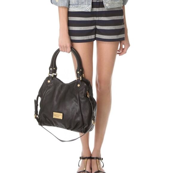 MARC by MARC JACOBS - Classic Q Fran Satchel/Shoulder Bag/Magenta Pebble Leather - Picture 12 of 16